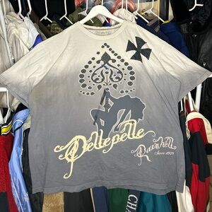 Vintage Pelle Pelle Embroidered Stripper Grunge T-Shirt 4XL Rare